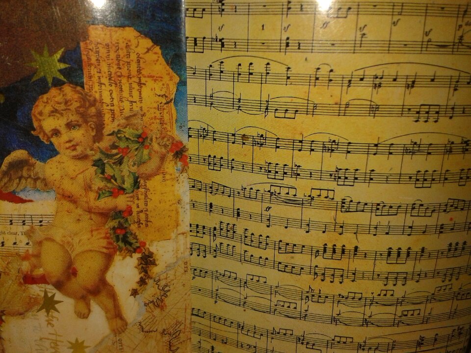 Music angel christmas