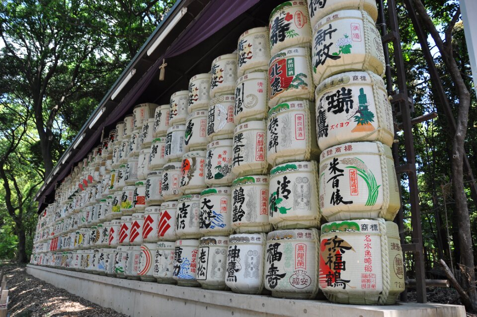 Asia landmark meiji shrine