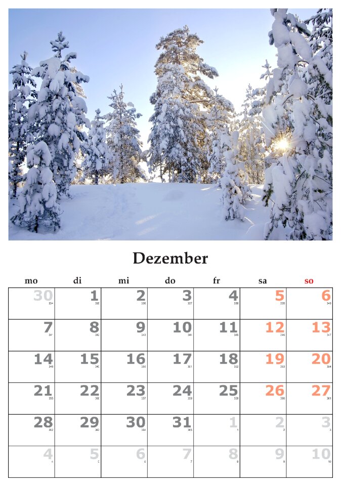 Month december december 2015