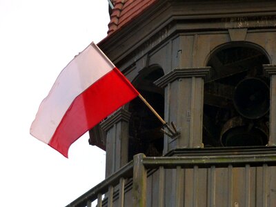 Flag of poland homeland polish flag photo