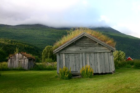 Summer farm house photo