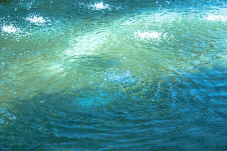 Blue clean liquid