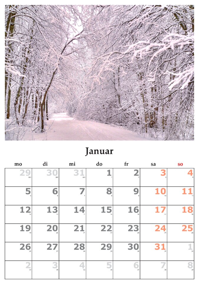 Month january january 2015