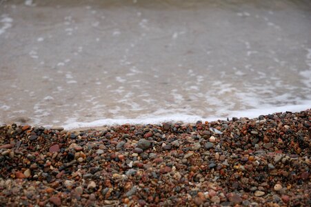 Beach water stone photo