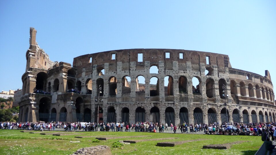 Italy ancient roma capitale photo