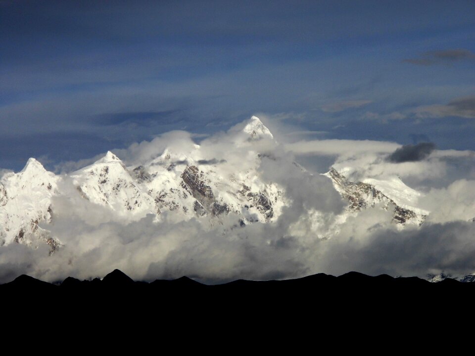 Tibet nyingchi snow mountain