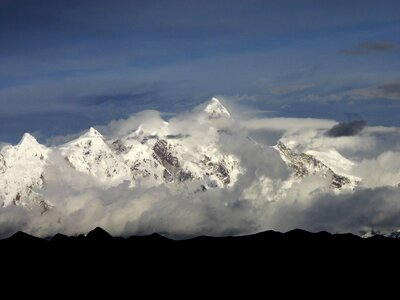 Tibet nyingchi snow mountain photo