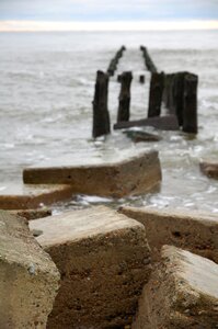 Beach water stone
