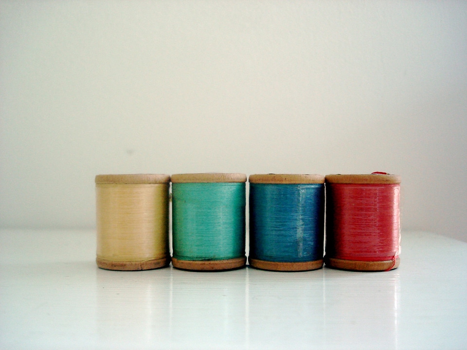 Vintage colorful crafts