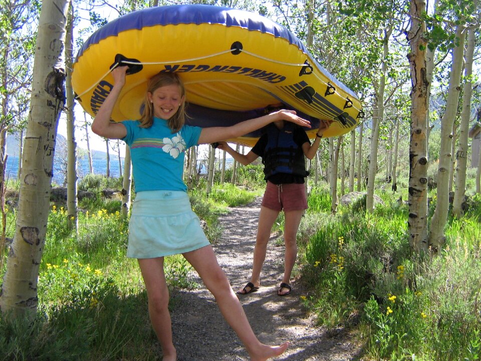 Family rubber dinghy dinghy