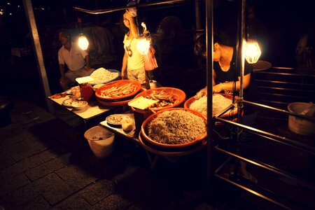 Taiwan street vendors character photo