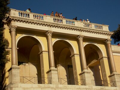 Architecture columns building