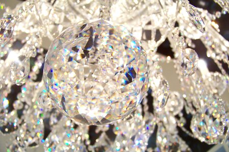 Crystal chandelier shine
