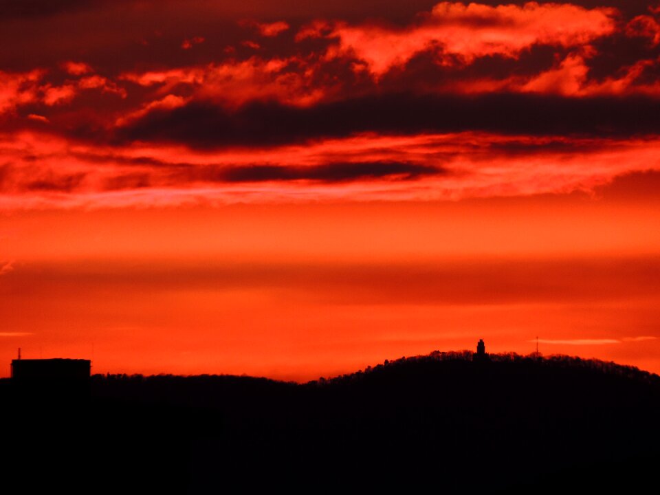 Sunset budapest summer