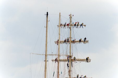 Wadden sea sailors windjammer