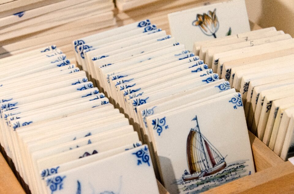 Tiles ships tjalk