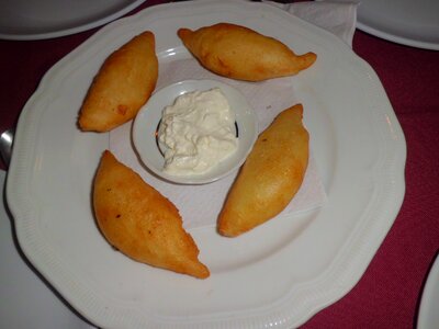 Empanadas dish typical of colombia snack photo