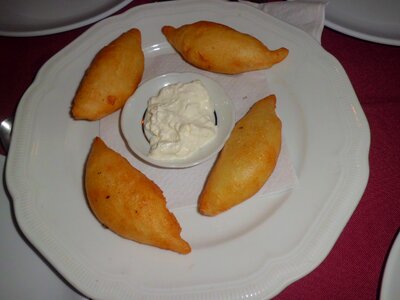 Empanadas dish typical of colombia snack