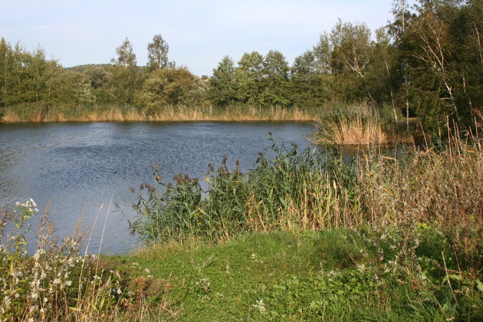 Lake autumn mood walk