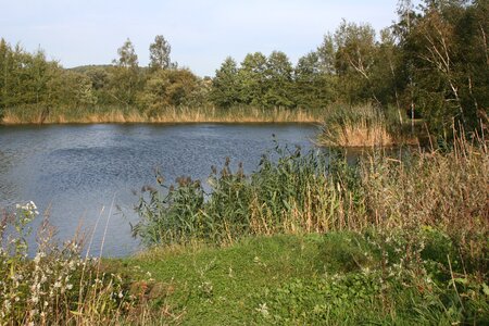 Lake autumn mood walk