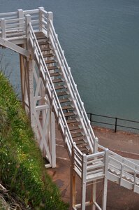 Staircase white wood
