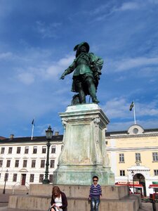 Gothenburg town hall marketplace photo