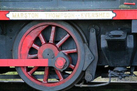 Railway transportation engine photo