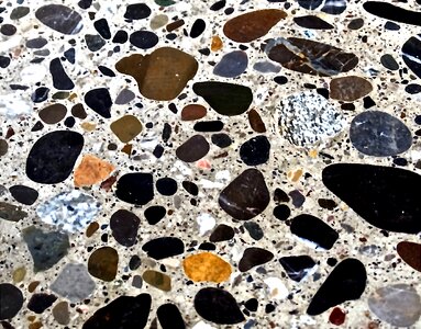 Pattern ground multicolored