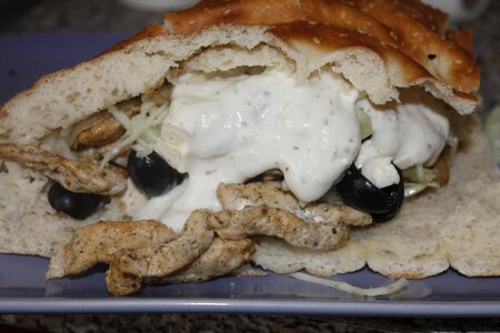 Tzaziki eat fast food