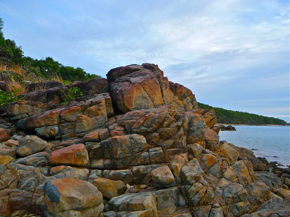 Seascape coast tranquil