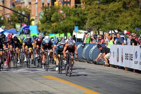 Bike cyclist competition photo