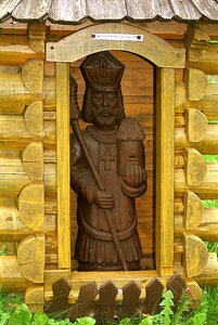 Guardian sculpture wooden