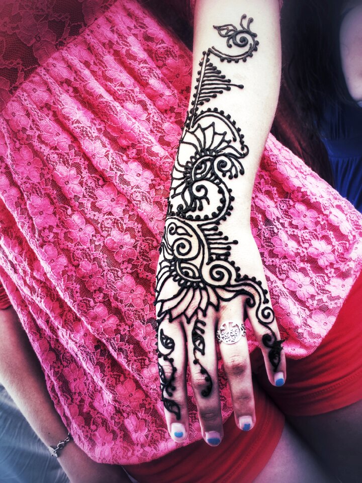 Mehndi decorative indian