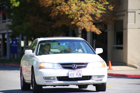 Driving traffic america photo