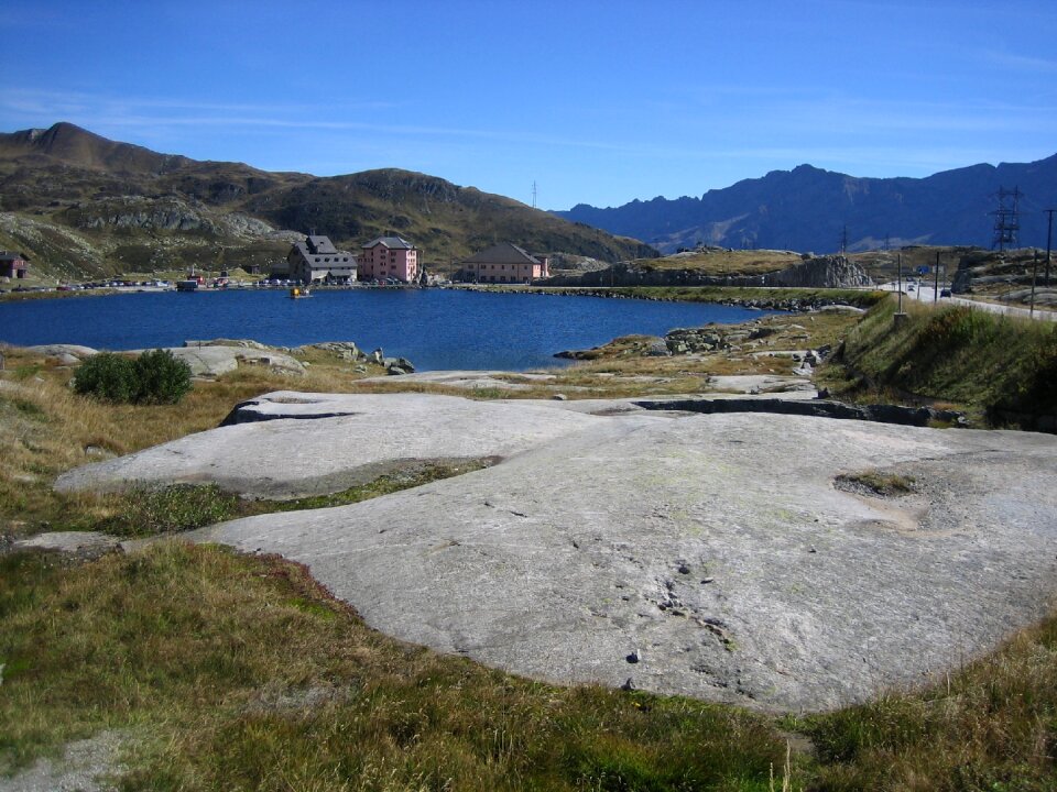 Pass bergsee lake