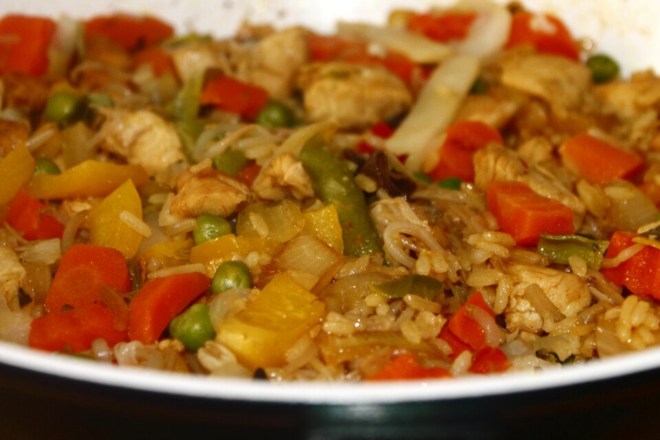 Rice ladle food eat