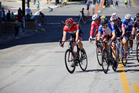 Bikers race event photo