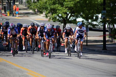 Bikers race event photo