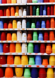 Colors container decoration