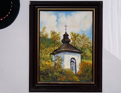 The art of image frame colored