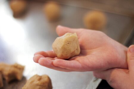 Child bake food photo