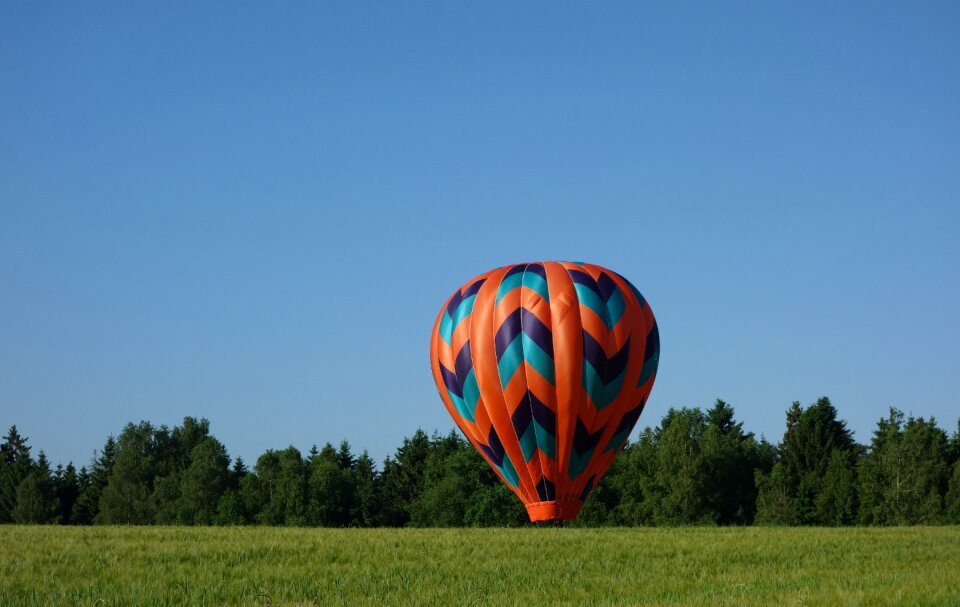 Aviation hot air balloon colorful