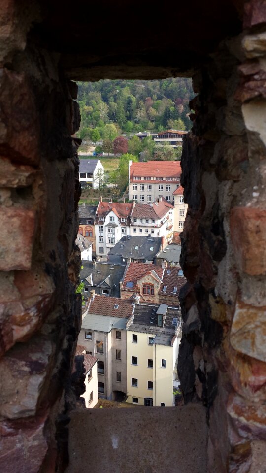 Gathered city window