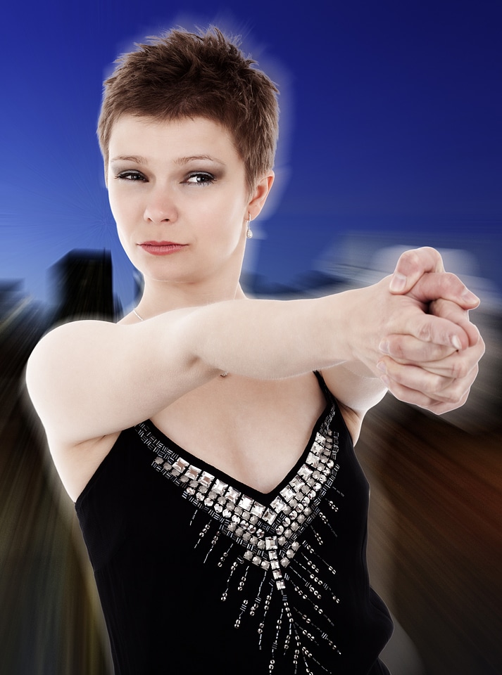 Female film girl