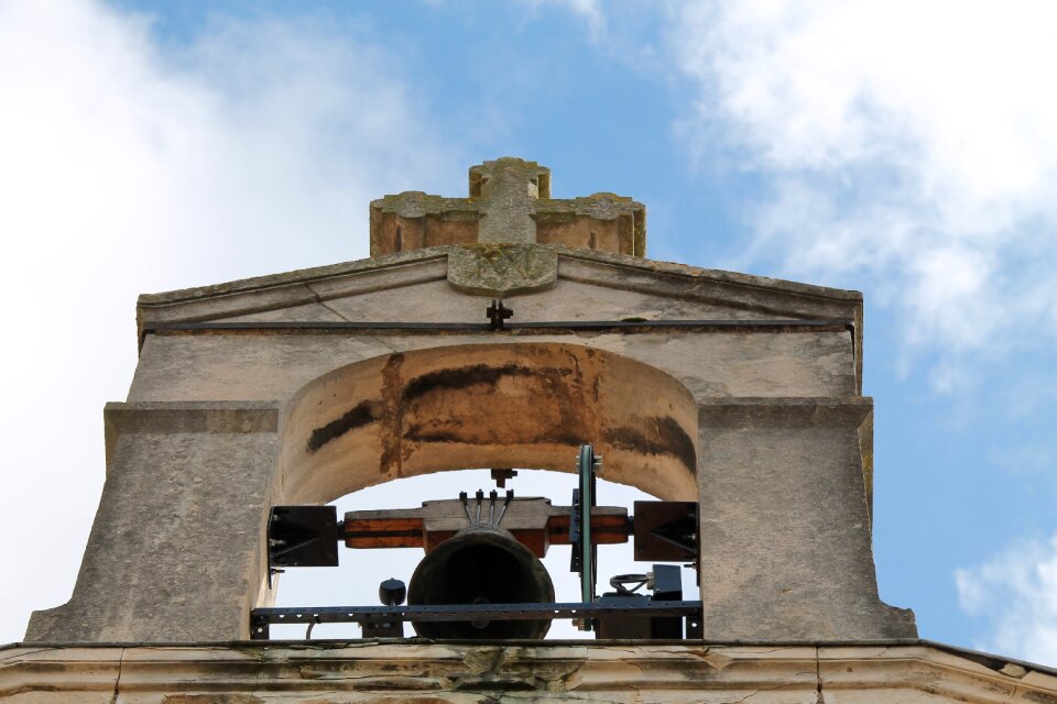 Bell tower chapel sky photo