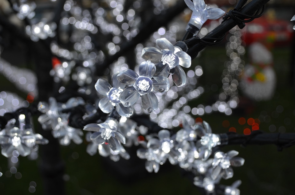 White plastic transparent