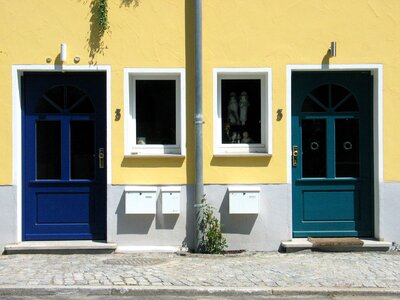 House door window photo