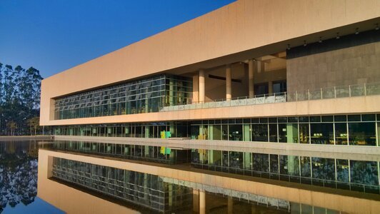Library blue sky the most beautiful
