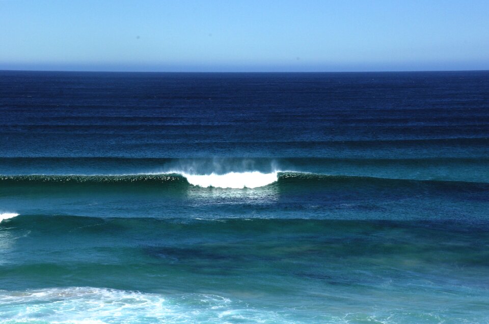 Waves seascape surfing