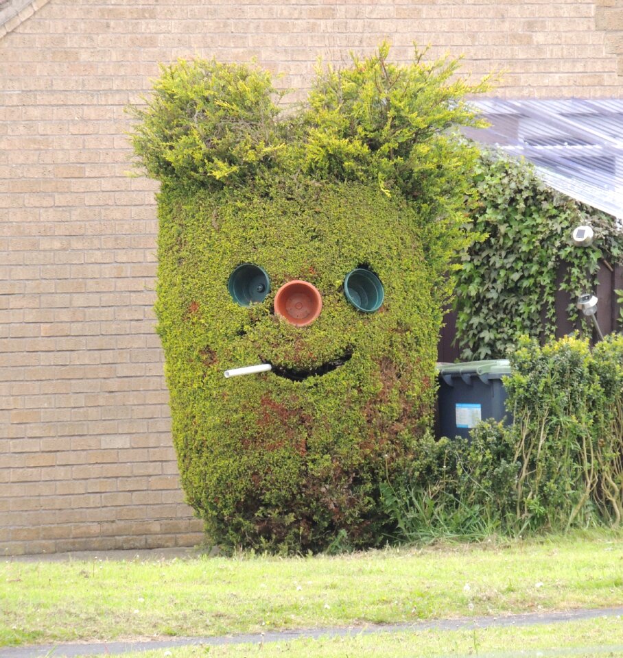 Smoking outdoor character